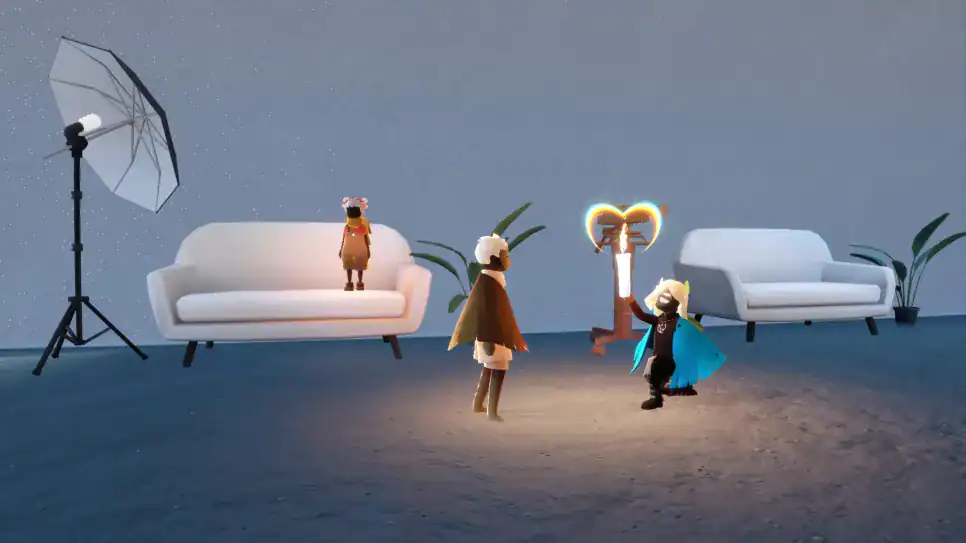 男女のプロポーズに似た場面である。