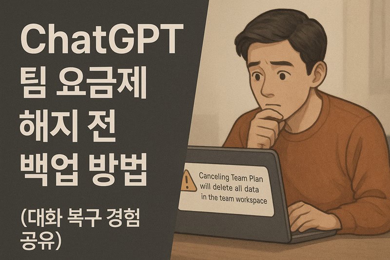 ChatGPT Team Plan Data Backup Warning Before Cancellation