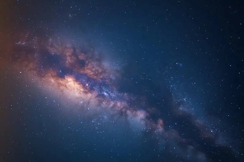 広大な宇宙の写真。