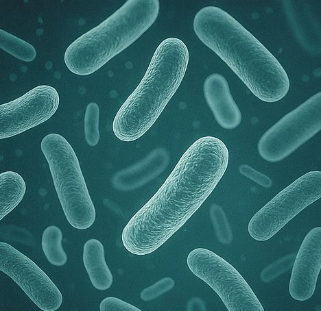 微生物の画像。