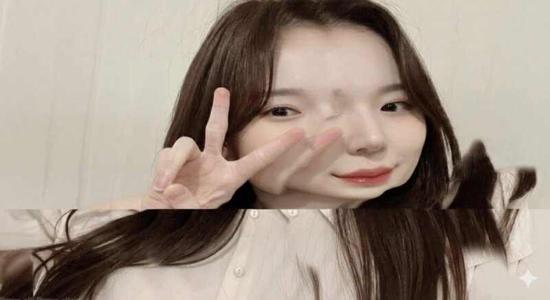 Gambar Oh Haewon rusak.