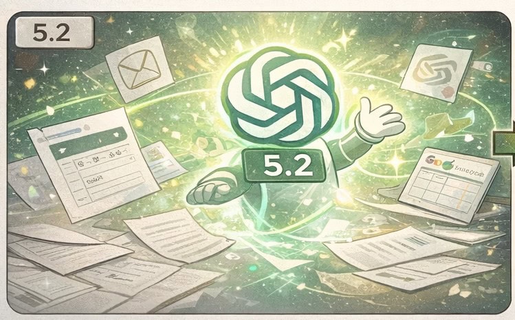 ChatGPT 5.2가 이메일과 문서 작업을 돕는 장면, AI와의 연결이 매끄러워진 순간