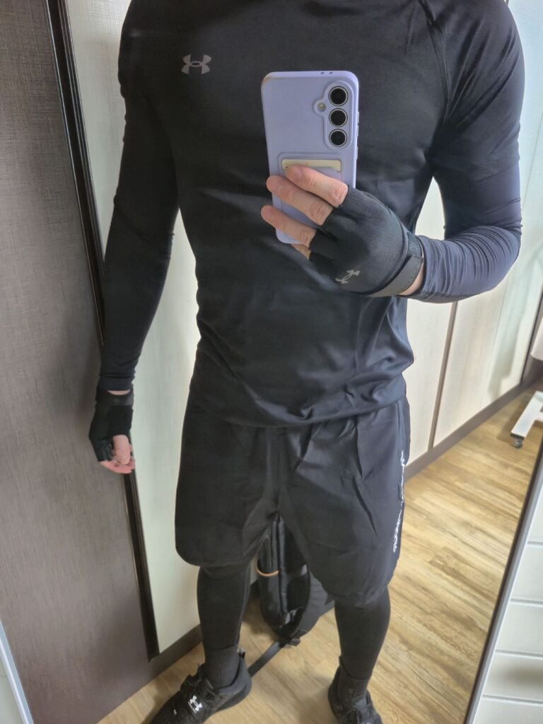 Matching everything with Under Armour looks premium.