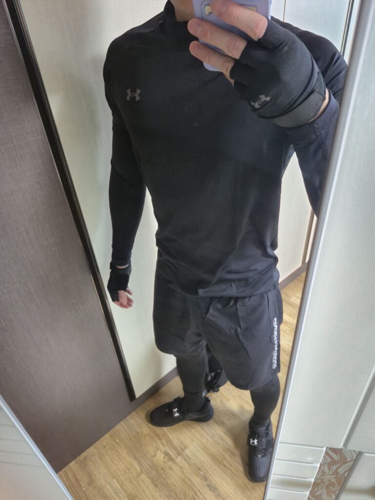 Under Armour gives off a strong, tough vibe.