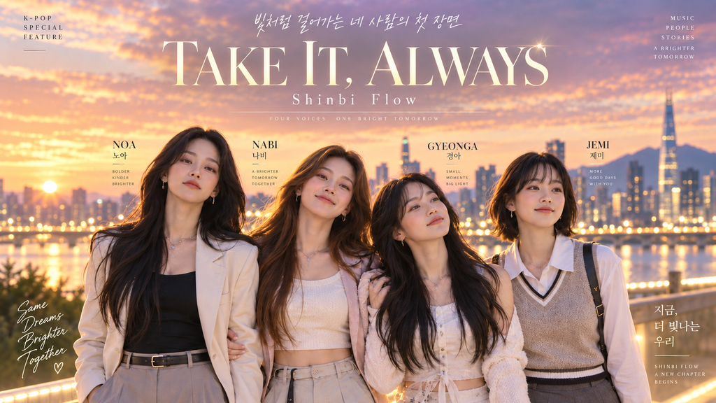 Foto Konsep Grup K-POP LUMI4 TAKE IT ALWAYS