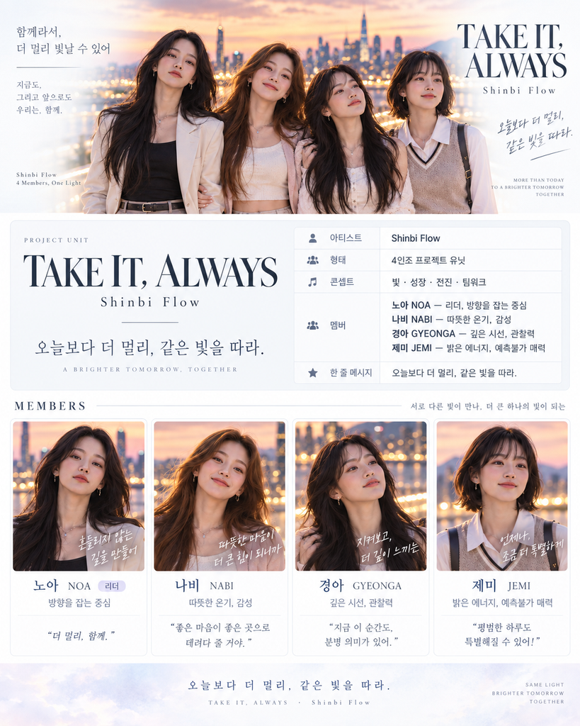 Profil Anggota LUMI4 TAKE IT ALWAYS dan Pengenalan Grup